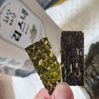 더빈트 와삭바삭 김스낵 — 4.5점을 준 리뷰어가 2023년 1월 올린 사용 사진