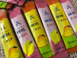 비타앤C 레몬맛, 망고맛 — 4.5점을 준 리뷰어가 2021년 4월 올린 사용 사진