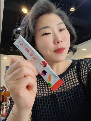 아임오 ABC 콜라겐 젤리 14포 — 5점을 준 리뷰어가 2021년 10월 올린 사용 사진