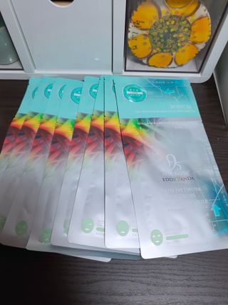 애디팬더 바이오시트앰플 기능성 마스크팩 — 5점을 준 리뷰어가 2021년 5월 올린 사용 사진