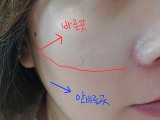 광동생활건강 MF[광동] 비타500✨주름개선·미백·SPF50+🌞퍼펙트쉴드 빅 선쿠션 본품 — 5점을 준 리뷰어가 2024년 5월 올린 사용 사진