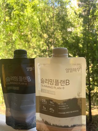 일일하우 슬리밍 플랜B 고소한 귀리맛, 진한 카카오맛 (체중조절식) — 4.5점을 준 리뷰어가 2023년 6월 올린 사용 사진