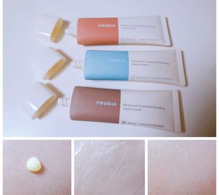 [후르디아] 끈적임 없는 착한성분 비건  핸드크림 3종 — 5점을 준 리뷰어가 2021년 11월 올린 사용 사진