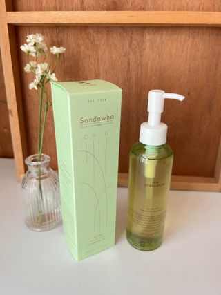 스킨큐어 산다화 순한 클렌징 동백 오일 200ml — 5점을 준 리뷰어가 2023년 2월 올린 사용 사진