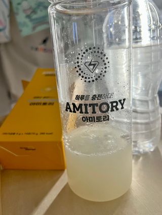 주식회사 씨크릿비에프랩 마시는 아미노산 아미토리 열대과일맛 14포 [1포, 5g / 보틀증정] — 5점을 준 리뷰어가 2022년 12월 올린 사용 사진