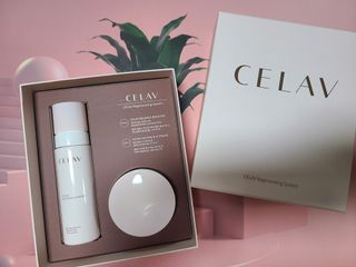프리마인 바르기만 하면 철벽 스킨케어+24시간 마스크팩 효과. 셀라브 리제너레이팅 시스템 부스터+크림 세트 — 5점을 준 리뷰어가 2023년 7월 올린 사용 사진