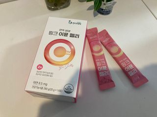[인디닥터] 면역 생생 핑크 이뮨 젤리 — 5점을 준 리뷰어가 2022년 6월 올린 사용 사진