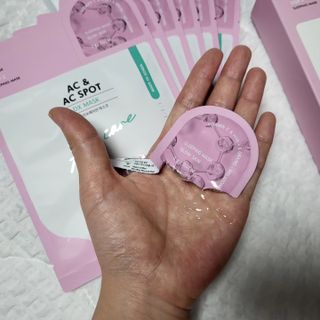 바노바기 코스메틱 바노바기 디엑스 마스크 — 5점을 준 리뷰어가 2024년 6월 올린 사용 사진