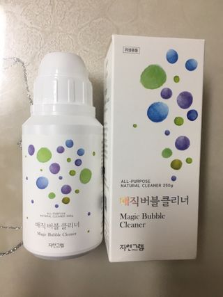 자연그램 매직버블클리너 250g — 5점을 준 리뷰어가 2021년 1월 올린 사용 사진