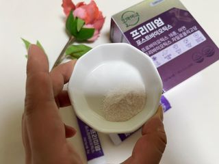 [유산균] 오마이락 프리미엄 포스트바이오틱스 30P — 5점을 준 리뷰어가 2022년 11월 올린 사용 사진