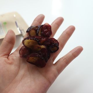 아비삭 과일칩 딸기, 감, 포도, 바나나 4종 — 3점을 준 리뷰어가 2021년 8월 올린 사용 사진