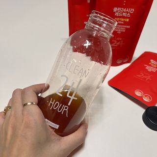 클린24시간 레드박스 1BOX(5포) + 전용보틀(500ml) — 4.5점을 준 리뷰어가 2024년 2월 올린 사용 사진