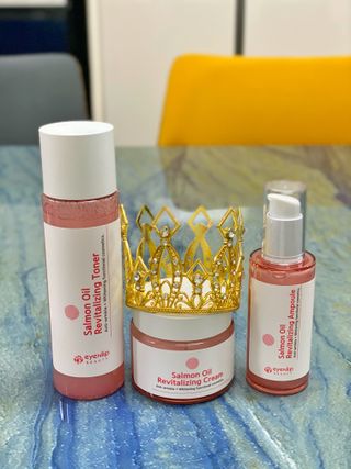 아이앤립 / EYENLIP 아이앤립 연어오일 리바이탈라이징 토너+앰플+크림 3종 세트 — 5점을 준 리뷰어가 2021년 5월 올린 사용 사진