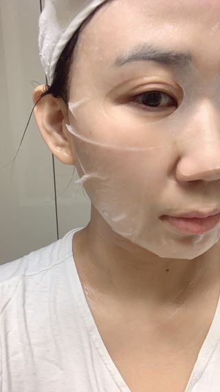 에이스노 레스큐 이미디에이트 수딩 시트마스크 — 4점을 준 리뷰어가 2021년 10월 올린 사용 사진