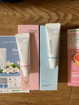 닥터데디스  잇몸치약 100g  [건강한 잇몸 관리를 위한 치약] + 여행용미니치약 15g — 5점을 준 리뷰어가 2022년 8월 올린 사용 사진