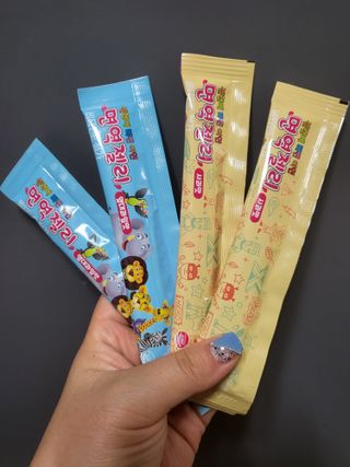 다나음 셀렌에 빠진 아연면역젤리 열대과일맛+사과맛 — 5점을 준 리뷰어가 2023년 1월 올린 사용 사진