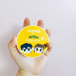 소이베베X신비아파트 모이스쳐 선팩트 SPF50+ PA+++ — 5점을 준 리뷰어가 2023년 4월 올린 사용 사진