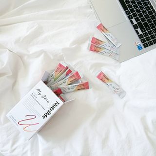 뉴트리미 마이스킨W 센텔라글루타치온C콜라겐 28포 — 5점을 준 리뷰어가 2023년 2월 올린 사용 사진
