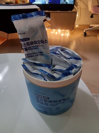 서울약사신협_포스트바이오틱스패밀리_5g x 100포 — 5점을 준 리뷰어가 2021년 5월 올린 사용 사진