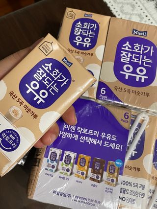 소화가 잘되는 우유 국산 5곡 미숫가루 — 5점을 준 리뷰어가 2021년 9월 올린 사용 사진