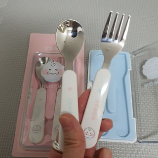 유비맘 스푼포크 케이스 세트 1+1 _컬러랜덤 발송 — 5점을 준 리뷰어가 2021년 1월 올린 사용 사진