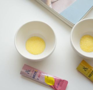 비타앤C 레몬맛, 망고맛 — 5점을 준 리뷰어가 2021년 4월 올린 사용 사진