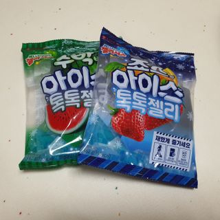 롯데제과 죠스바 아이스 톡톡 젤리 — 5점을 준 리뷰어가 2021년 10월 올린 사용 사진
