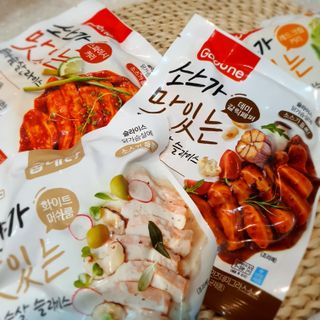 굽네몰 [굽네] 소스가 맛있는 닭가슴살 슬라이스 4종 — 5점을 준 리뷰어가 2021년 4월 올린 사용 사진