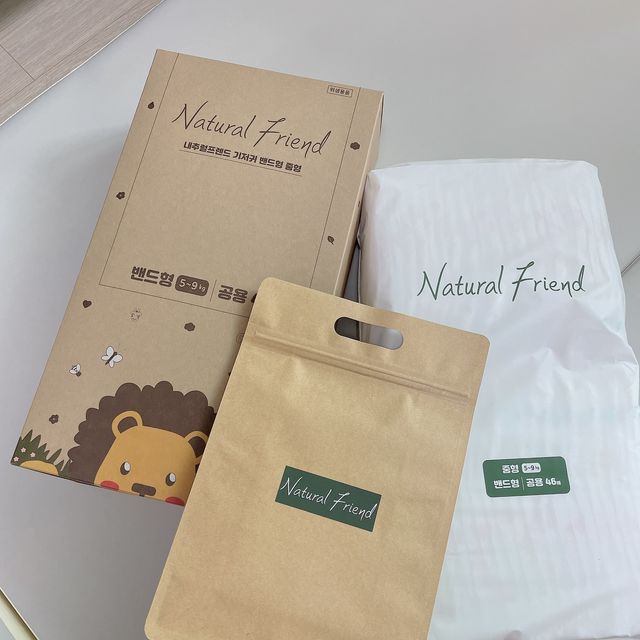 내추럴프렌드 기저귀 밴드형 리뷰 사진