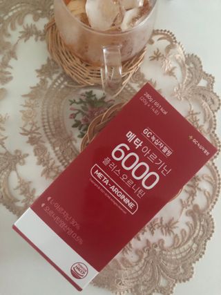 메타아르기닌 GC녹십자웰빙 메타 아르기닌 6000 플러스 오르니틴 — 5점을 준 리뷰어가 2022년 6월 올린 사용 사진