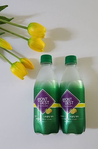 몽베스트 Montbest with Sparkling water Lemon OR Lime 20병(랜덤) — 5점을 준 리뷰어가 2022년 6월 올린 사용 사진