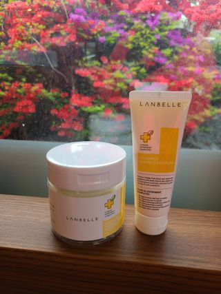 랑벨 비타 에너지 잡티 크림 75ml (피부 속 기미완화크림) — 5점을 준 리뷰어가 2022년 5월 올린 사용 사진