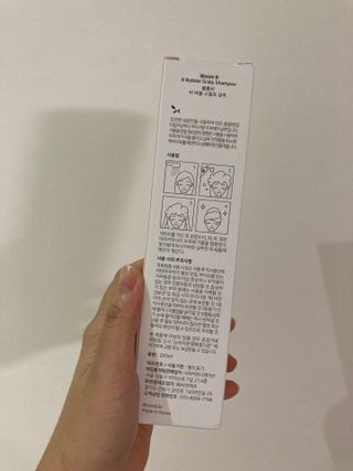 블룸비 거품 두피 샴푸 — 5점을 준 리뷰어가 2022년 9월 올린 사용 사진