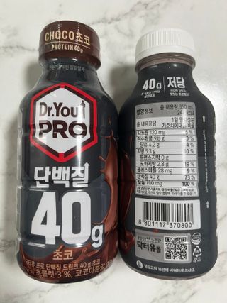 닥터유 프로 단백질 드링크 40g 초코 닥터유 프로 단백질드링크 40g 초코 — 5점을 준 리뷰어가 2024년 9월 올린 사용 사진