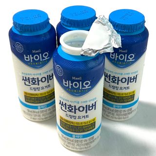LIVE 매일바이오 썬화이버 드링킹 요거트 — 5점을 준 리뷰어가 2022년 8월 올린 사용 사진