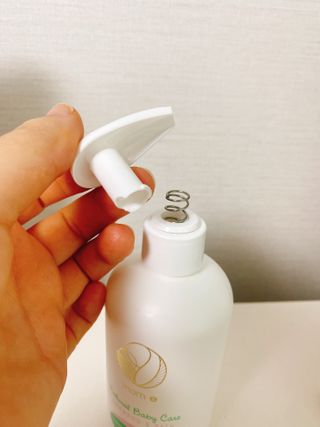 mom e 맘이 내추럴 베이비 케어 샴푸앤바스+로션 — 4점을 준 리뷰어가 2021년 1월 올린 사용 사진
