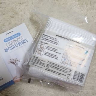 디어엘로디 프리미엄 유기농 베이비 솜티슈 40매 3 + 1 PACK — 5점을 준 리뷰어가 2021년 3월 올린 사용 사진