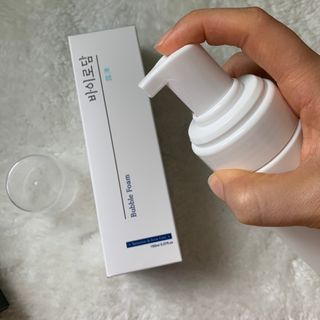 [바이로담] 저자극 약산성버블 폼 폼클렌징 150ml — 5점을 준 리뷰어가 2021년 3월 올린 사용 사진