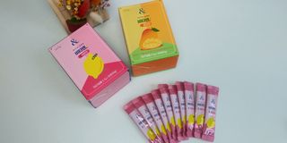 비타앤C 레몬맛, 망고맛 — 5점을 준 리뷰어가 2021년 4월 올린 사용 사진