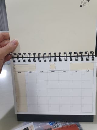 리훈 곰부 세우는 체크리스트 위클리 탁상 플래너 주간 일주일 계획표 — 5점을 준 리뷰어가 2023년 2월 올린 사용 사진
