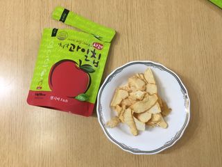 아비삭과일칩 5종 /딸기,사과,배,귤,무화과 5종 — 5점을 준 리뷰어가 2021년 3월 올린 사용 사진