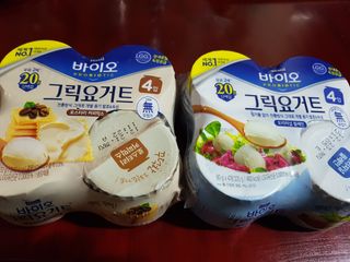 매일바이오 그릭요거트 오리지널 플레인 4개, 로스터리 커피믹스 4개 — 5점을 준 리뷰어가 2021년 12월 올린 사용 사진