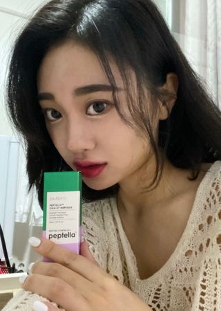 닥터펩티 펩텔라 시카웃 앰플 — 5점을 준 리뷰어가 2021년 1월 올린 사용 사진