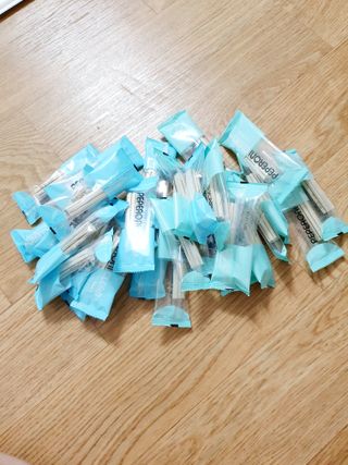 페페로니 2종 세트 클린플러스 덴탈껌 치킨+덕 — 5점을 준 리뷰어가 2021년 8월 올린 사용 사진