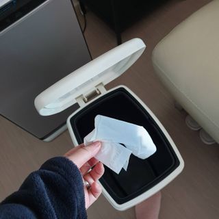 창신리빙 [블랑 휴지통 5종] 똑똑한 정리 수납 — 5점을 준 리뷰어가 2021년 1월 올린 사용 사진