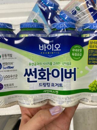 LIVE 매일바이오 썬화이버 드링킹 요거트 — 5점을 준 리뷰어가 2022년 8월 올린 사용 사진