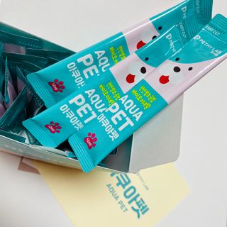 펫시랩 반려견용 액상 프리바이오틱스 아쿠아펫 — 5점을 준 리뷰어가 2020년 12월 올린 사용 사진