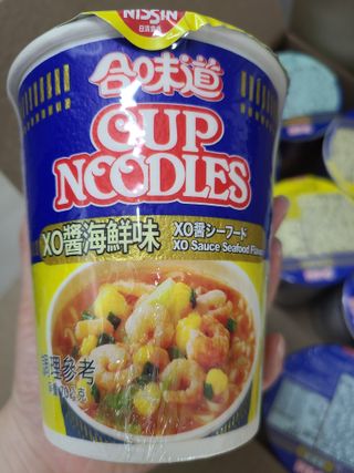 NISSIN 닛신 컵누들  4종 - 씨푸드오리지날, 씨푸드 스파이시, 씨푸드 커리, 씨푸드 XO소스 — 5점을 준 리뷰어가 2022년 5월 올린 사용 사진