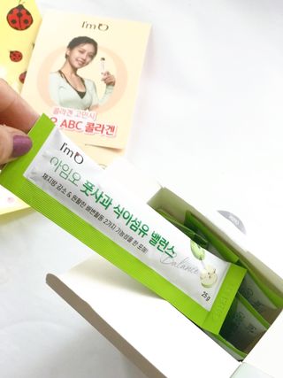 아임오 풋사과 식이섬유 밸런스 젤리 14포 — 5점을 준 리뷰어가 2021년 10월 올린 사용 사진