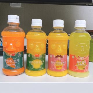 탐라원 제주의 맛, 몬딱주스 4종세트 - 한라봉몬딱주스, 천혜향몬딱주스, 청귤에이드, 당근몬딱주스 — 4점을 준 리뷰어가 2021년 8월 올린 사용 사진